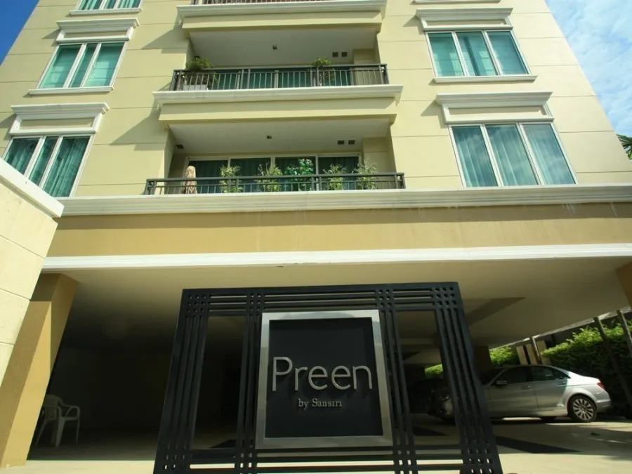 Sell Preen by Sansiri, 3 bedrooms, 2 bathrooms, 8th floor, fully furnished Full facilities, book now.
