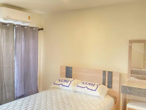 For rent, Lumpini Ville Chaengwattana 10, 3rd floor, complete furniture and electrical appliances. Book and you won't be disappointed.