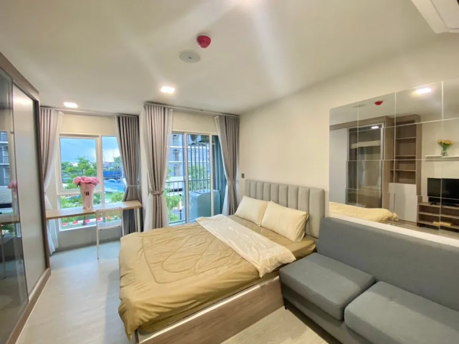 ปล่อยเช่า เคฟ ทาวน์ ไอส์แลนด์ ชั้น 3 ไม่สูงมาก ตกแต่งสไตล์อบอุ่น พร้อมสิ่งอำนวยความสะดวก จองเลยจ้า
