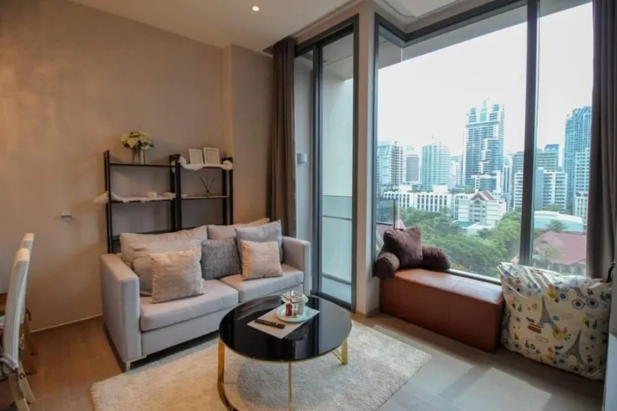 For sale and rent, Lavik Sukhumvit 57, 16th floor, great city view. Fully furnished, great built-in, so good, book now.