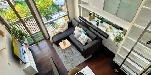 For rent Ashton Morph 38 pet friendly คอนโด Duplex วิวสวย ห้องทิศเหนือ ไม่ร้อน ห้ามพลาด