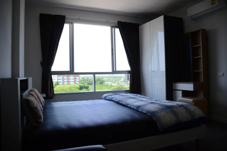 ให้เช่า Dcondo Campus Resort Bangna ห้อง studio ชั้น 8 ราคากันเอง ครบจบที่เดียว อย่าพลาดที่นี่