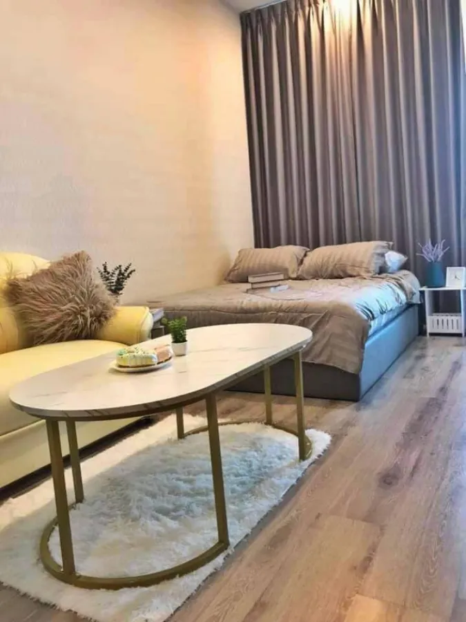 Condo for rent, Knightsbridge Collage Ramkhamhaeng, high floor room, clear view, fully furnished, ready to move in. Don't miss it!!