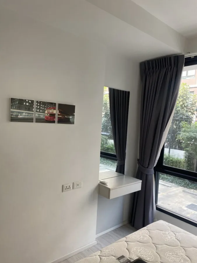 For rent!! Condo My Story Ladprao 71, 2nd floor, Building B, good condition room, fully furnished, ready to move in, don't miss it!!