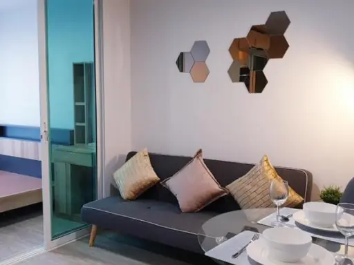 Condo for rent, Regent Home Sukhumvit 97/1, Chanard 28 sq m, beautiful view, near bts Bang Chak like this, must book.