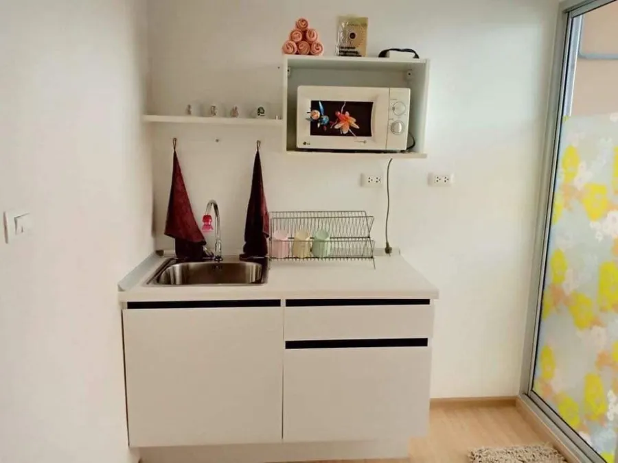 Sale Plum Condo Bangyai Station, furniture + complete set of electrical appliances Super affordable price, book now.