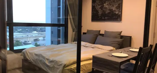 ให้เช่า The Politan Rive ห้องแต่งครบ ราคาดี ชั้นสูง วิวสะพานพระนั่งเกล้า บอกเลยว่าต้องมาจองด่วนๆ images