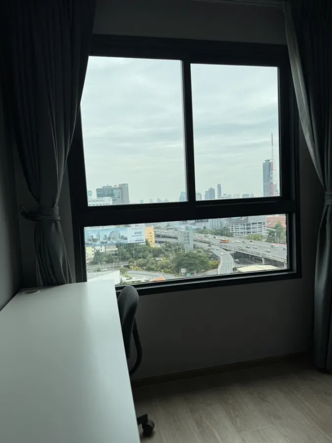 For rent!! Condo Ideo Rama 9 - Asoke, 17th floor, Building B, fully furnished. Ready to move in, don't miss it!!
