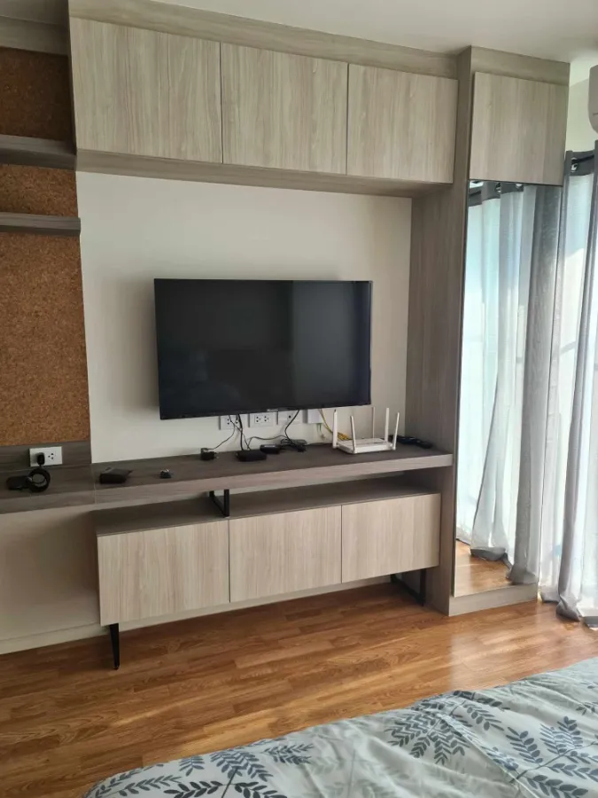 For sale, rent, Lumpini Ville Phatthanakan Srinakarin, room decorated, ready to move in. With amenities, reserve now.