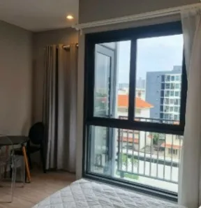 For rent, The Tree Huamark Interchange, 4th floor, high, good size, complete facilities, book now, don't miss it.