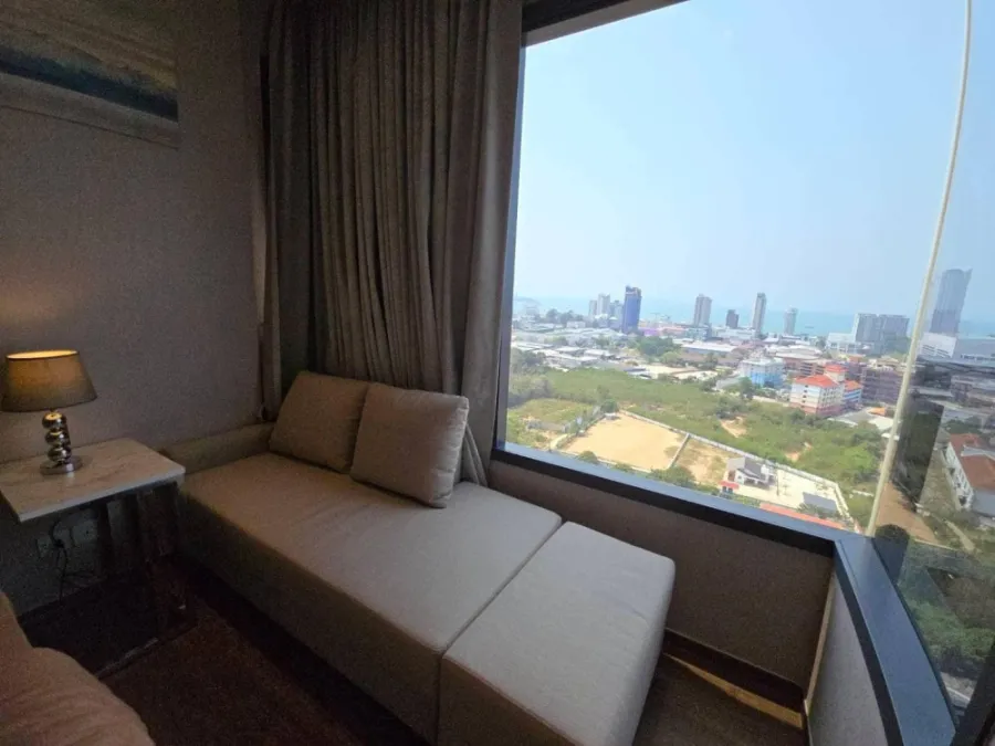 For sale, for rent, Condo One Pattaya (North Pattaya), studio room, beautiful, nice to live in, great view, if you don't book, you'll really miss out.