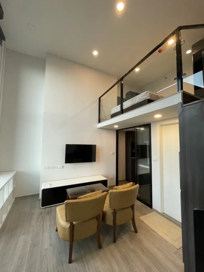 For rent: The Origin Plug & Play Ramintra, a lovely room with high, airy ceilings and a beautiful, unblocked view. Reserve now!