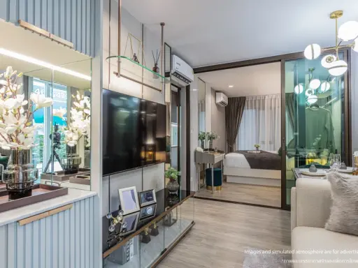 Condo for sale, Regent Home Wutthakat, 12th floor, high view, very good price, hurry and reserve now, don't miss out.