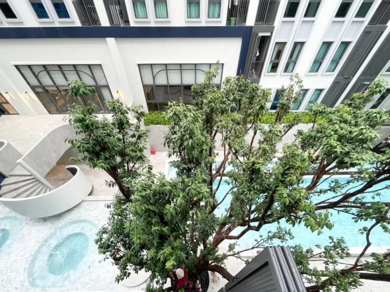 ให้เช่า Aspire รัชโยธิน ชั้น 4 ห้อง STUDIO สวย ตกแต่งสไตล์มินิมอล น่าอยู่สุดๆ ไม่จองพลาดมาก