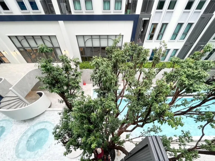 ให้เช่า Aspire รัชโยธิน ชั้น 4 ห้อง STUDIO สวย ตกแต่งสไตล์มินิมอล น่าอยู่สุดๆ ไม่จองพลาดมาก