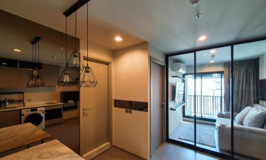 For rent Life Ladprao, perfectly decorated room, very livable, fully furnished and electrical appliances, book now