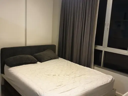 For rent, D Condo Campus Resort, ABAC Bangna, Abac room with good grade furniture, nice to live in, hurry and reserve now.