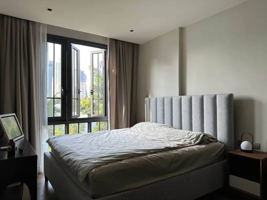 ให้เช่า The Reserve Sukhumvit 61 ชั้น 4 วิวสวน ไม่ร้อน ตกแต่งอย่างดี ทีวีจอใหญ่จุใจ ห้ามพลาด