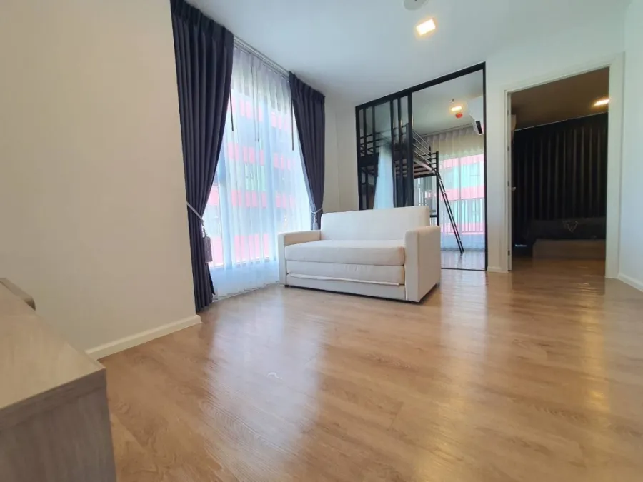 ให้เช่า Kave TU 1 Bed Plus ขนาด 34 ตรม. ห้องหัวมุม ได้วิว 2 ด้าน ตกแต่งพร้อมอยู่ สนใจรีบจองเลย