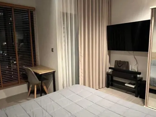 For rent Life asoke rama9, studio room, 17th floor, high view, comes with a great price. Must reserve, don't let it slip away. images