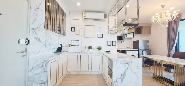 ขายให้เช่า Ideo Sathorn-Tha Phra ห้องตกแต่งหรูหราเวอร์ วอลเปเปอร์บิ้วอินทั้งห้องอย่างดี สวยปังจองเลย images
