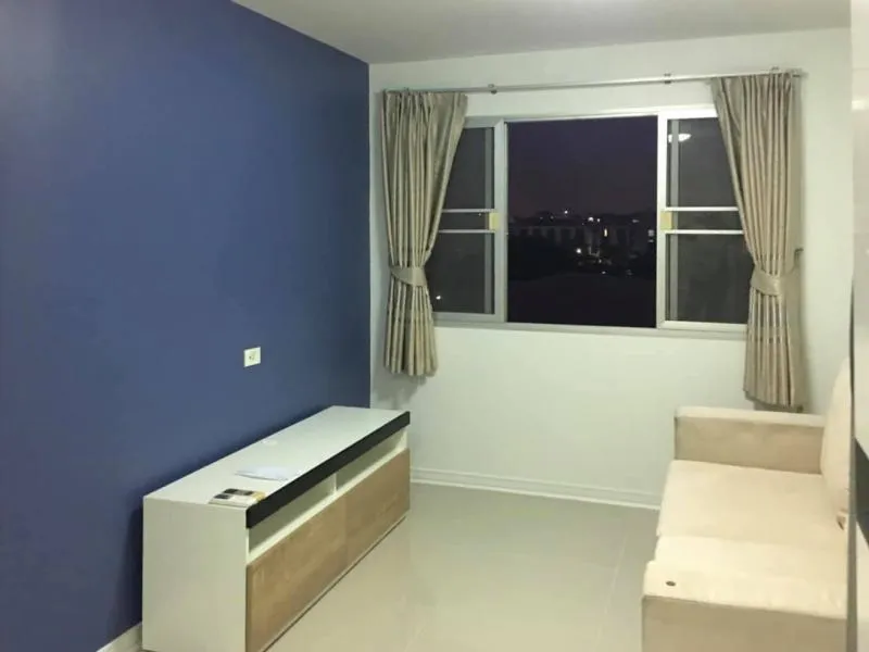 For rent, Lumpini Condo Town, Bodindecha - Ramkhamhaeng, 6th floor, size 35 sq m, wide room, super beautiful.