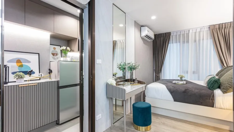 ขายใบจอง คอนโด Regent Home Wutthakat ห้องน่าอยู่ ขนาดกำลังดี เป็นสัดส่วน ราคาสุดคุ้ม รีบจองเลย