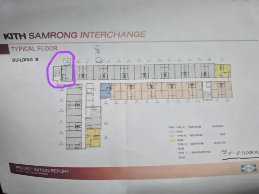 ขายดาวน์ Sena Kith Samrong Interchange ห้องชั้น 3 ในทำเลดี เดินทางสะดวก รีบจองเลยตอนนี้ images