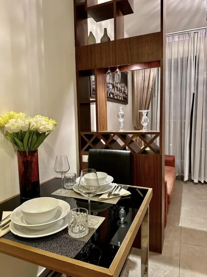 Condo for sale, Unixx South Pattaya (South Pattaya), decorated with built-ins, high floor, sea view, reserve first, own first.