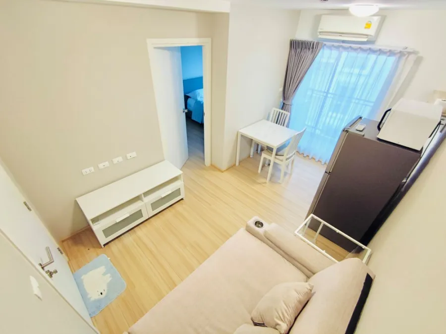 For rent, Plum Condo Chaengwattana Station, very new room, large site as well. Plus a corner room Peaceful, private, book now.