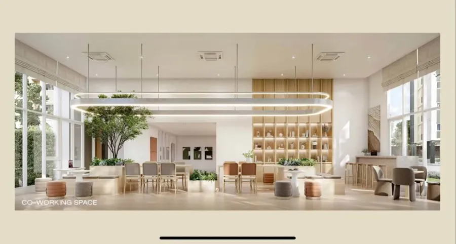 Selling down payment at Cozi BTS Saphan Mai. There is 1 master bedroom and 1 small bedroom. The room is clearly divided into zones. You must arrange i