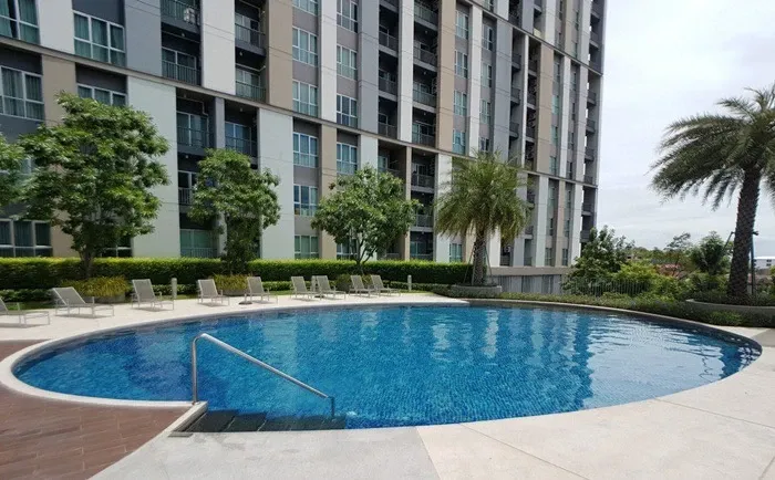 🏙️🔷 For Rent: The Key Chaengwattana – Spacious 2BR Combined Unit! 🔷🏙️