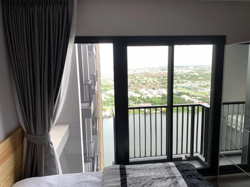 Condo for rent, The Politan Reef, nice decorated room, cute price, fully furnished, complete electrical appliances, hurry to rent