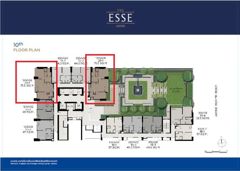Sell / rent The Esse Asoke 2 bedroom condo, high floor, just fit, very new room, interested in asking more information.