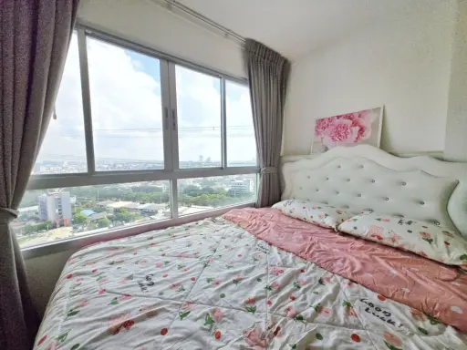 Condo for sale, Lumpini Ville Prachachuen-Phongphet 2, empty room, fully furnished People who like to decorate the room, hurry to reserve.