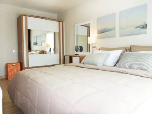 Sell for rent!! Msociety Condominium, 3rd floor, Building C, fully furnished, ready to move in, good price like this, you can't miss it!!