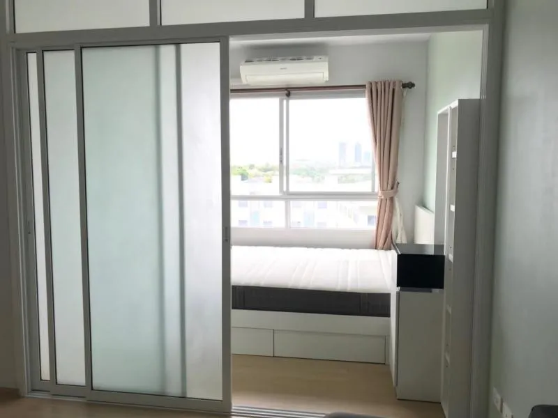 ให้เช่าคอนโด Plum Condo สามัคคี ห้องStudio ชั้น7ทิศเหนือ บรรยากาศดี เฟอร์ครบ ต้องรีบจองแล้วว