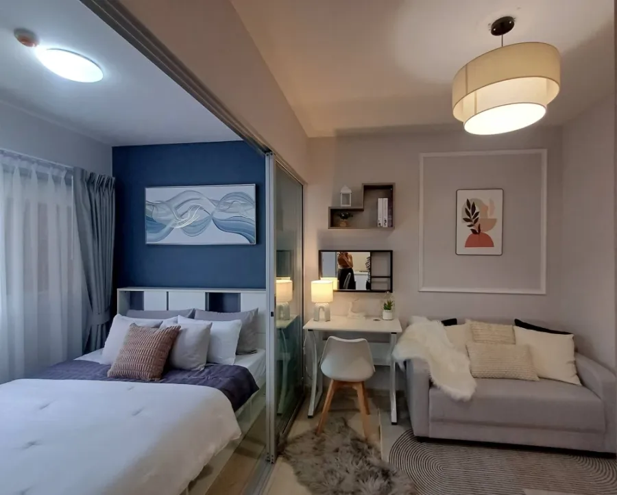 ให้เช่า Plum Condo Park Rangsit ชั้น 5 วิวสระตรงกลาง ห้องสวย แต่งครบ รีบจองเลย