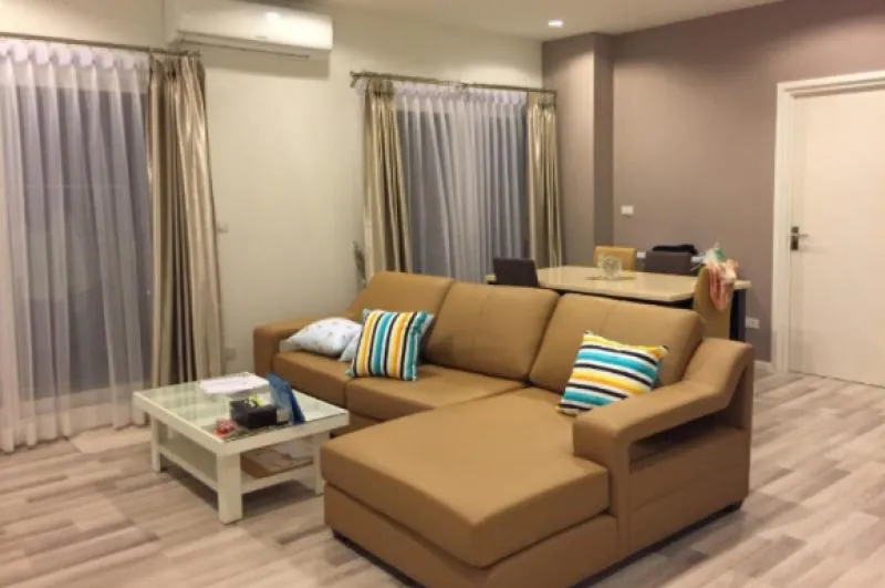 Condo for rent, The Key Wutthakat, 2 bedrooms, high floor, beautiful room, fully furnished, drag your bags, come quickly.