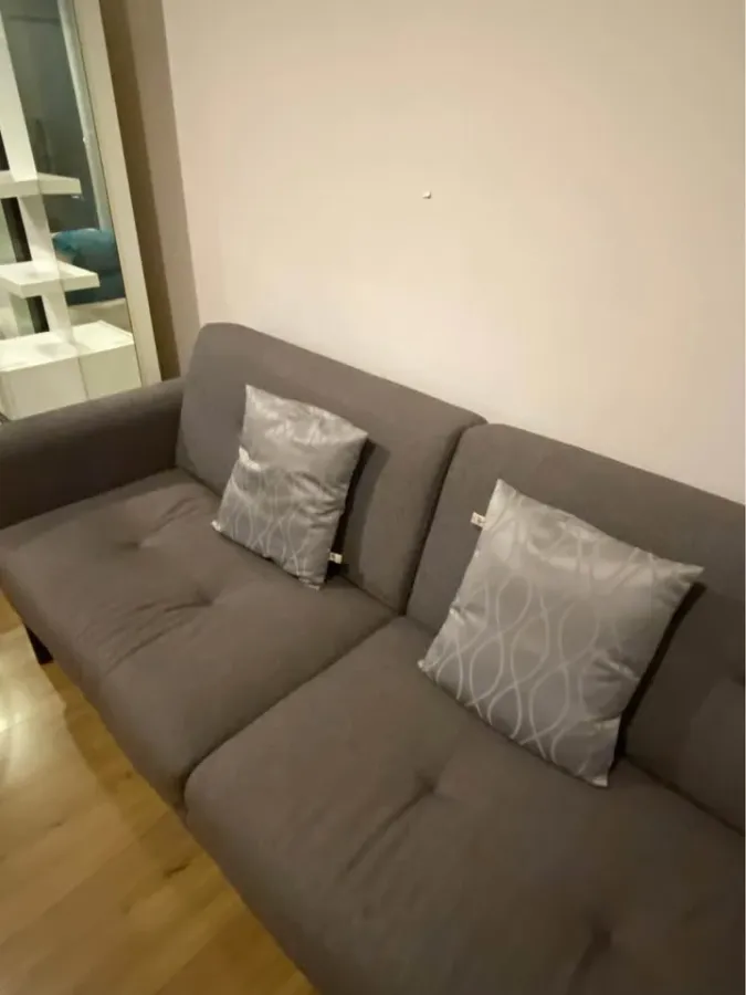 Condo The Tree Rio Bang Ao Next to MRT Bang Ao 1 bedroom, 1 bathroom Size 32 square meters 11th floor, Chao Phraya River curve view Decorated and ful
