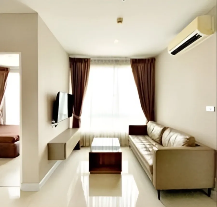 For rent, The Sky Sukhumvit, 1 bedroom, unblocked view, complete facilities If interested, hurry up to reserve it. Hurry up.
