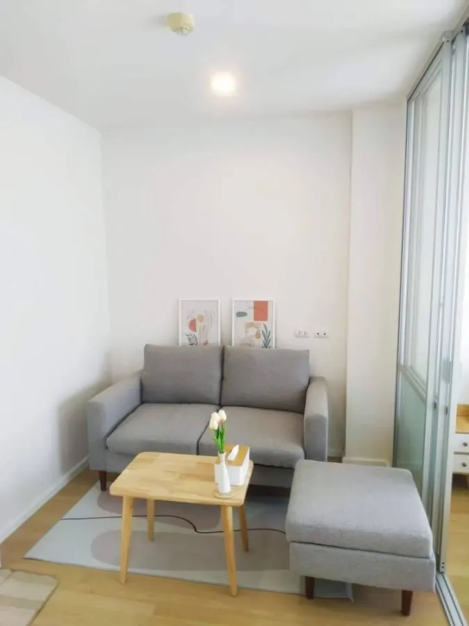 For rent, Lumpini Ville On Nut - Phatthanakan, top floor, quiet, good weather, fully furnished, ready to move in.