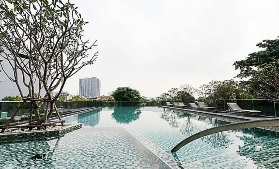Sell ​​/ rent The Tree Bang Pho Station, corner room, cool breeze, near 2 purple and blue trains, convenient to travel