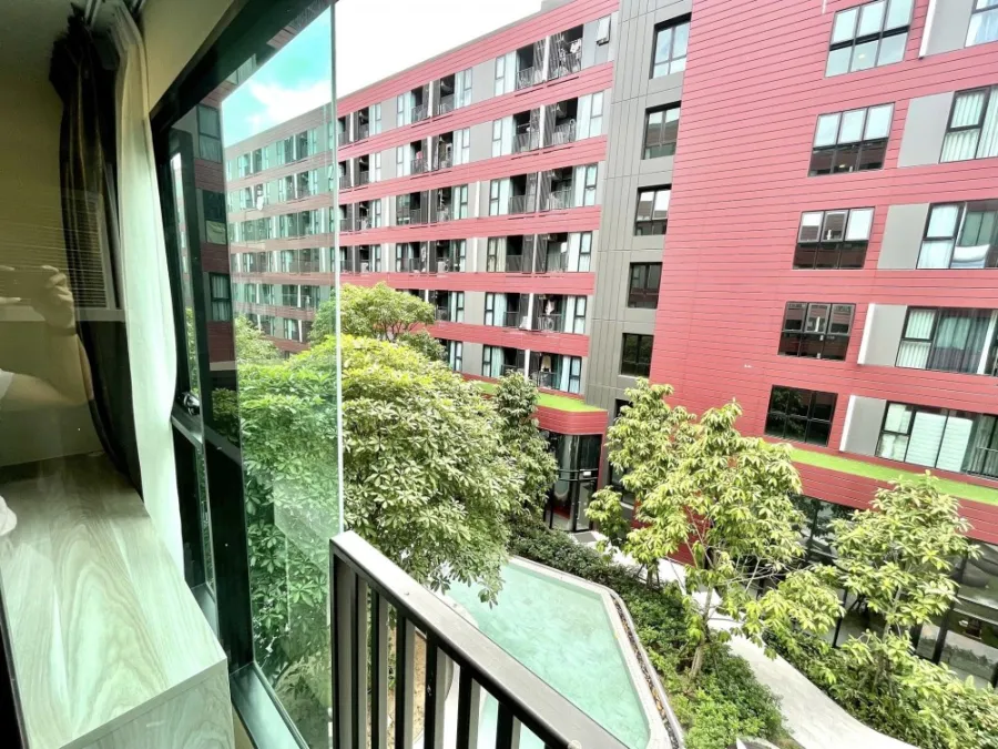 For rent, Kev TU, 4th floor, Garden View, separate room. with full electrical appliances Reserve now.