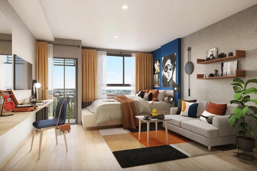 ขายดาวน์ THE MUVE Sukhumvit 107 ชั้น 2 โครงการดี ทำเลน่าอยู่ สนใจรีบจองเลย อย่ารอช้า