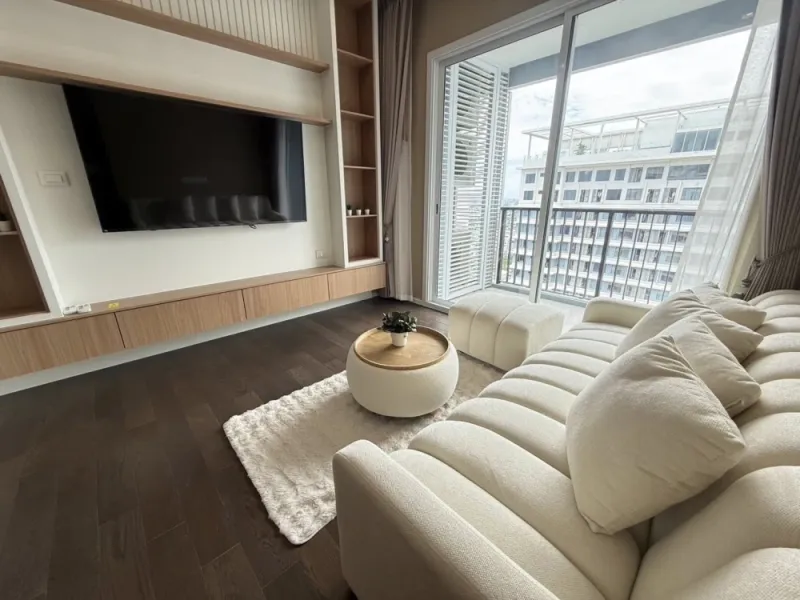 ให้เช่า The Saint Residences 2 ห้องนอน บิวท์อินเฟอร์นิเจอร์อย่างดี วิวสวนจตุจักร จองด่วน
