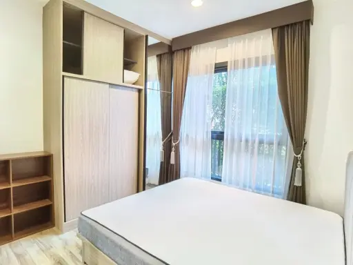 ให้เช่า นิช โมโน เจริญนคร 1 ห้องนอน 1 ห้องน้ำ ชั้น6 ระเบียงเชื่อมสวน เฟอร์+เครื่องใช้ไฟฟ้าครบ จองเลย