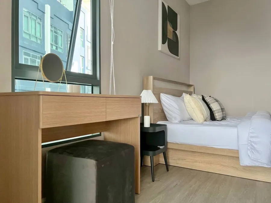 ให้เช่า Metro Sky ประชาชื่น ห้องอยู่ชั้นสูงมาก ห้องขนาดใหญ่ ตกแต่งสไตล์มินิมอล เรียบง่ายแต่ครบครัน รีบจองเลย