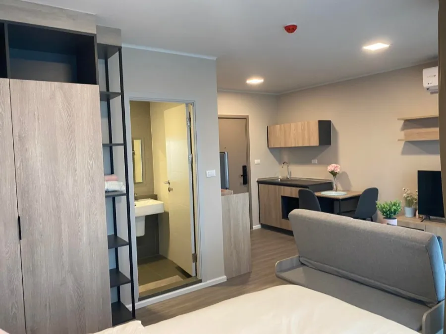 For rent dcondo Hideaway Rangsit ห้องแต่งได้อย่างลงตัว ชั้น 8 วิวโล่ง โซฟาปรับนอนได้ จองด่วนๆจ้า
