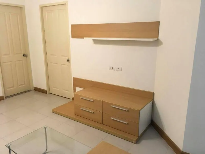 Condo for rent, Supalai Park Kaset, 1 bedroom, 14th floor, fully furnished, ready to move in. You can just drag your bag in.